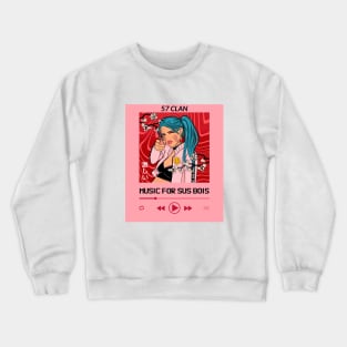 57 Clan Music For Sus Bois iPod Player Crewneck Sweatshirt